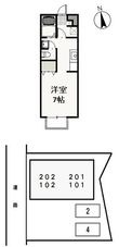 アルエット国富の間取図
