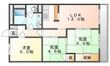 サンハイツ奥田の間取図