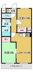 写真:セブンスヘブン今 4階404の間取図