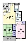 パピリオ初瀬の間取図
