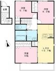 ユアメゾン益野 Aの間取図