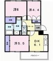 ニューエルディムしみずの間取図