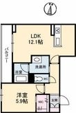 写真：ベレオ北方3階の間取図