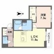 写真:凛 2階206の間取図