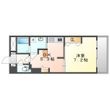 写真:ラフィーネ大供 6階603の間取図