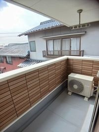 陽当たり良好なバルコニーです