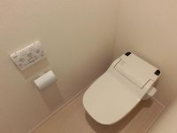 ゆったりとした空間のトイレです