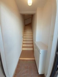 落ち着いた玄関です