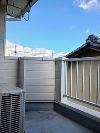 お洗濯にも便利なバルコニー付き
