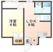 レジデンス伊島A棟の間取図
