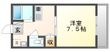 写真：エステートピア3階の間取図