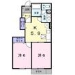 Croud Ookubo A棟の間取図