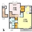 写真：ヴィエント　Ⅱ棟2階の間取図