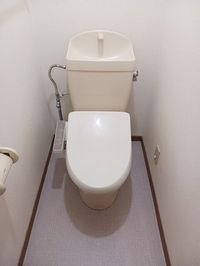コンパクトで使いやすいトイレです