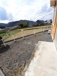 お庭で自由な時間を過ごせます