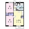 サニースポットBの間取図