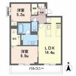 オースピシャス大安寺の間取図