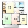 フレグランス上林 Bの間取図