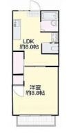 写真：春日町マンション4階の間取図
