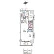 スプランディッド上本町WESTⅡの間取図
