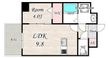 ミラージュパレス天王寺堀越町の間取図