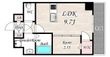 AFFLUENCE難波EASTの間取図