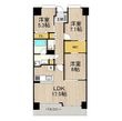 フロンティアタワー難波EASTの間取図