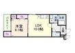フジパレス エン Ⅲ号館の間取図