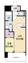 セレニテ難波グランデシュッドの間取図