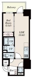 エスリードレジデンス本町パークフロントの間取図