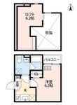 Room東園田の間取図