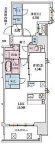 スプランディッド本町グランの間取図