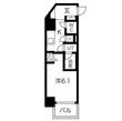 レジュールアッシュOSAKAデイフィールの間取図