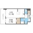 Louis Residence 弁天町の間取図