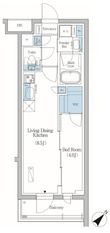 プライムブリス品川旗の台の間取図