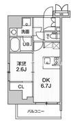 SYFORME大井町Ⅱの間取図