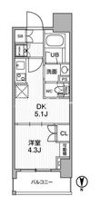 nidoKAMATAの間取図