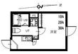 Maison la vie旗の台の間取図