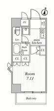 プレサーブ・Kの間取図