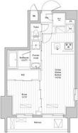 アジールコート蒲田の間取図