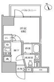 レジディア蒲田Ⅳの間取図