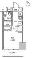 レジディア蒲田Ⅳの間取図