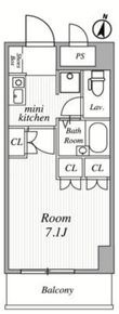 プレサーブ・Kの間取図