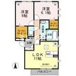 アルページュ大森D棟の間取図