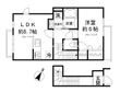 リベルテ池田山の間取図