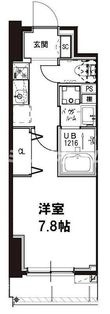 メゾンドアーク南大井の間取図