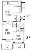 コンサイドAの間取図