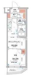 ハーモニーレジデンス羽田天空橋の間取図