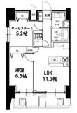 メゾンドアーク南大井の間取図