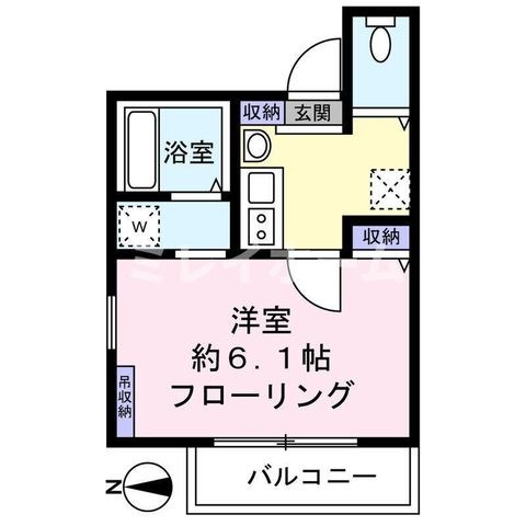 拡大写真:エスペランサ 1階101の間取り